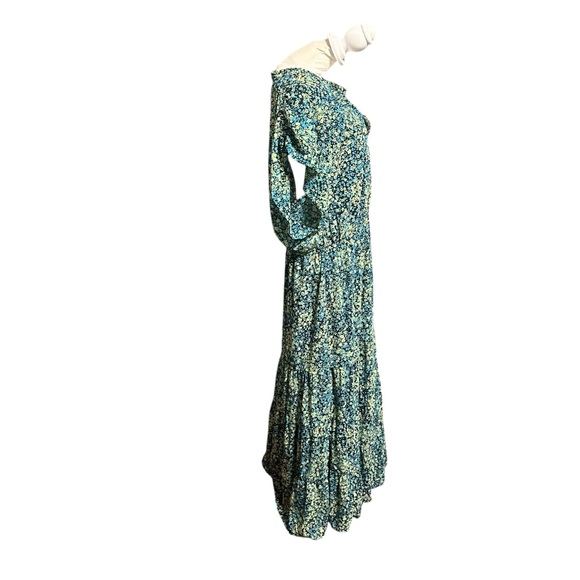 Steve Madden Teal Floral Maxi Dress - Picture 3 of 6